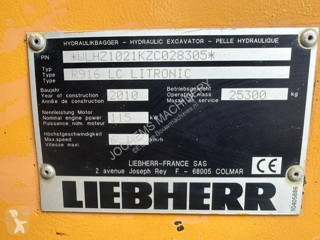 Rýpadlo Liebherr R 916