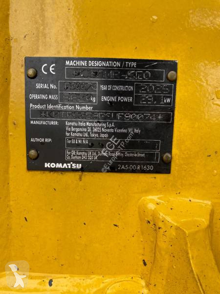 Rýpadlo Komatsu PC58MR-5 E0 endommagée