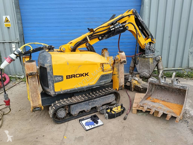 Skovl Brokk 170 demolition robot remote radio...