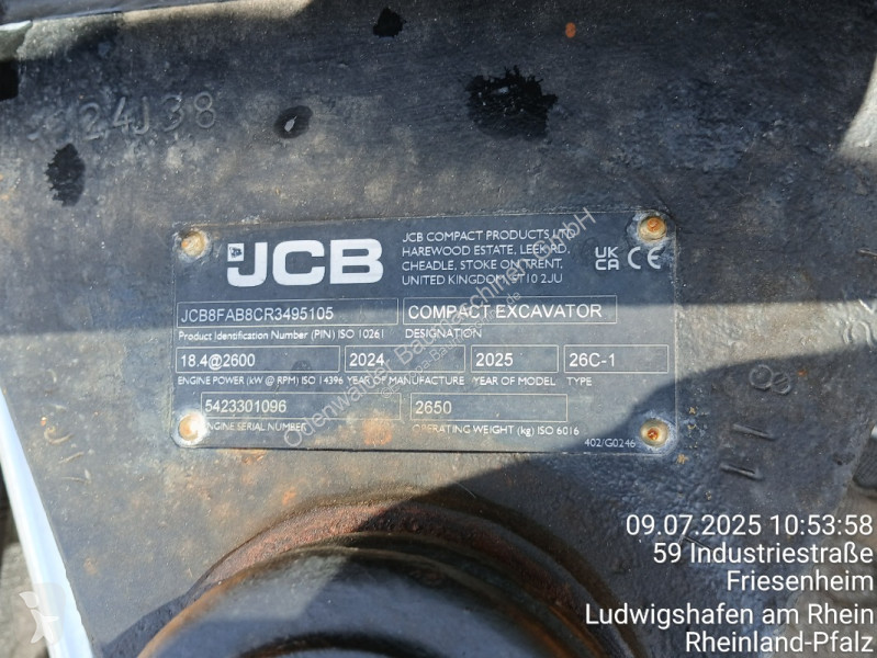 Rýpadlo JCB  26C-1 / Optional Holp RotoTop
