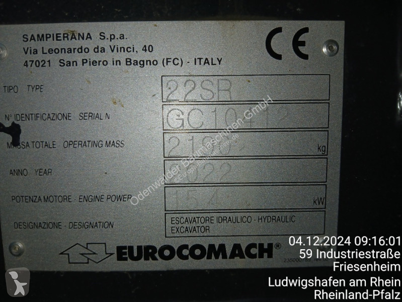 Rýpadlo Eurocomach  22SR
