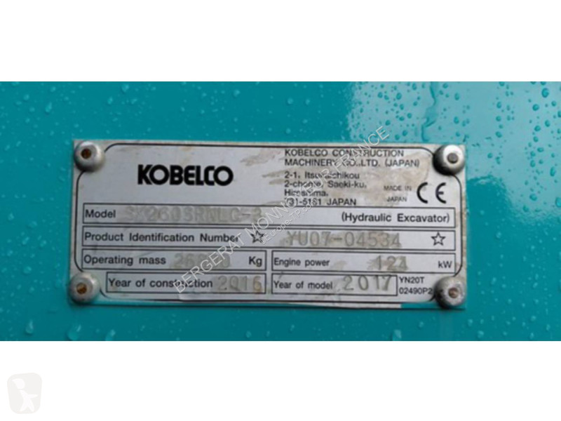 Rýpadlo Kobelco SK260