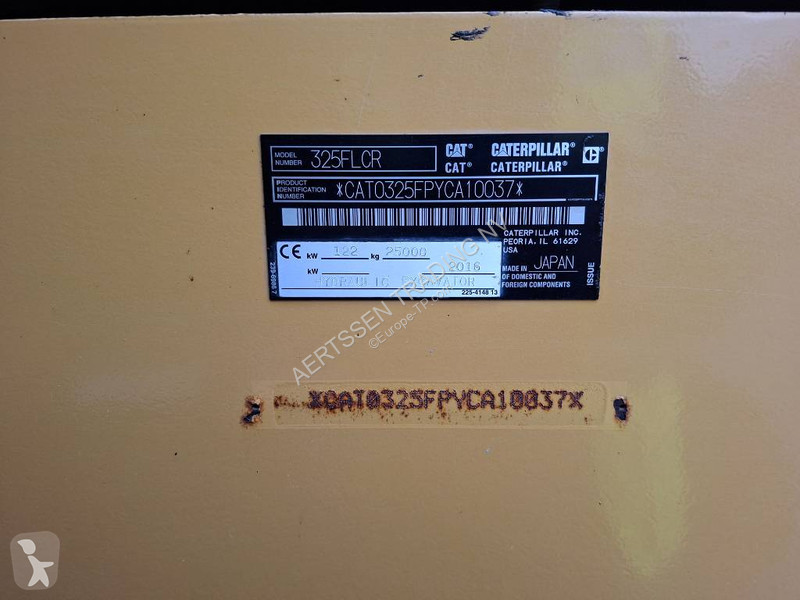 جرافة Caterpillar 325FLCR (Full Trimble 3D GPS)