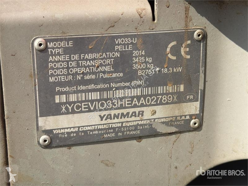 Екскаватор Yanmar Mini Excavator (Inoperable)