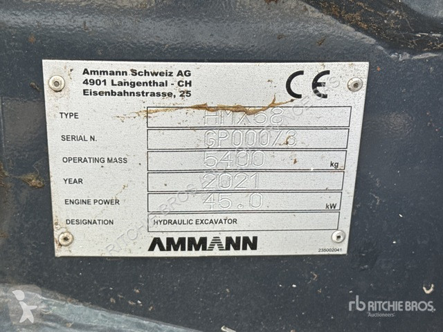 Экскаватор Ammann  HMX58