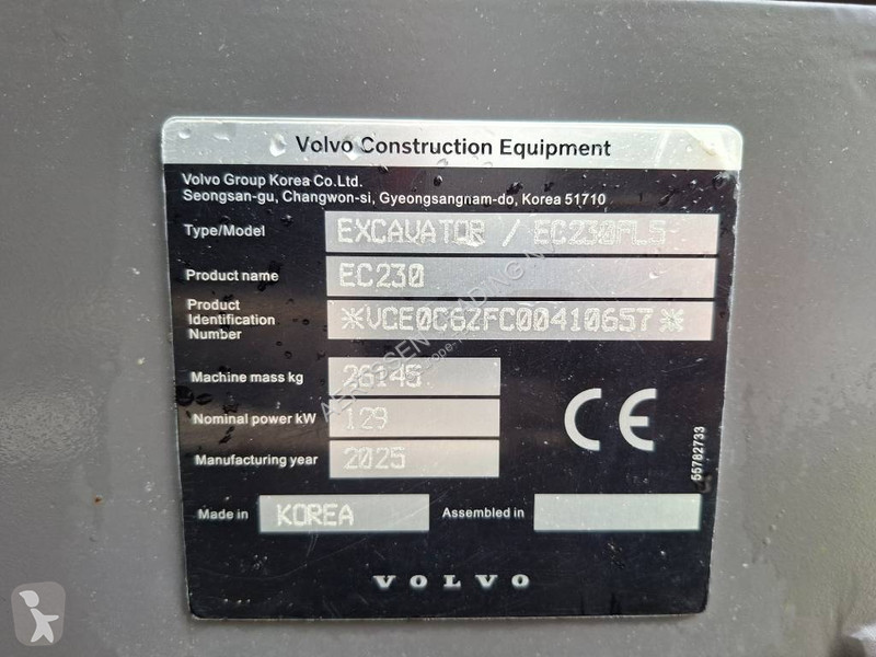 Pelle Volvo EC230FL5