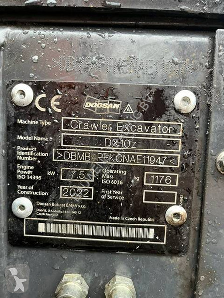 Skovel Doosan DX 10 Z
