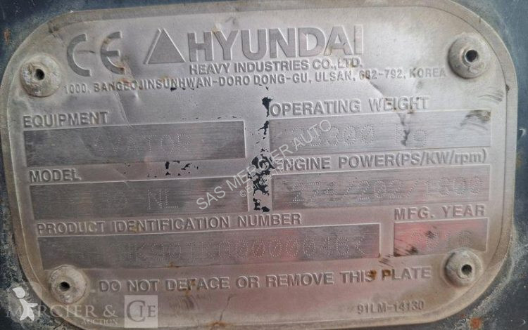 Excavadora Hyundai
