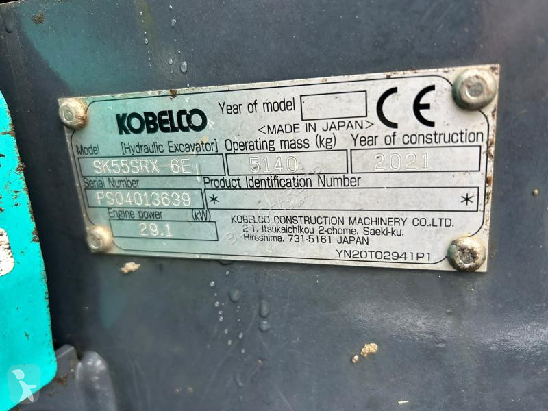 Pelle Kobelco SK55SRX-6E