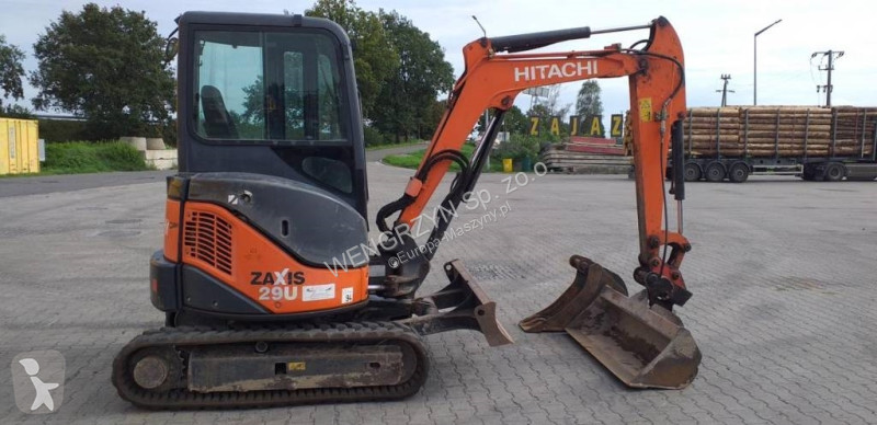 Rýpadlo  Minikoparka gąsienicowa HITACHI ZX 29...