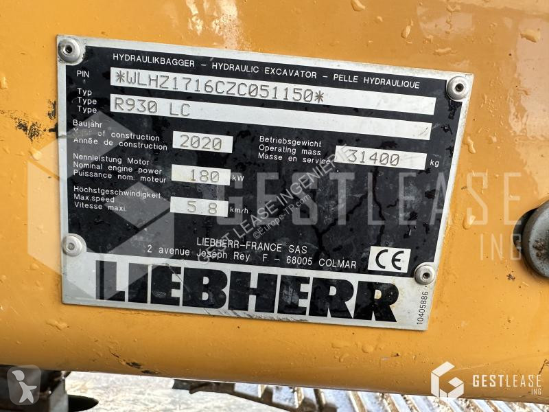 جرافة Liebherr  R930LC G8