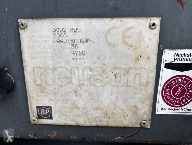 Excavator Neuson 5002 RDV