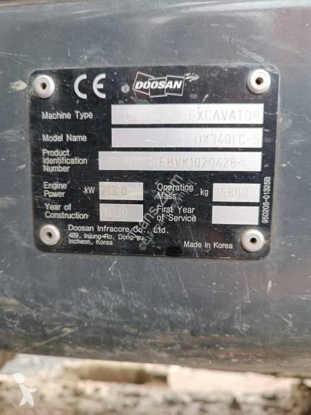 Escavatore Doosan DX340LC-5