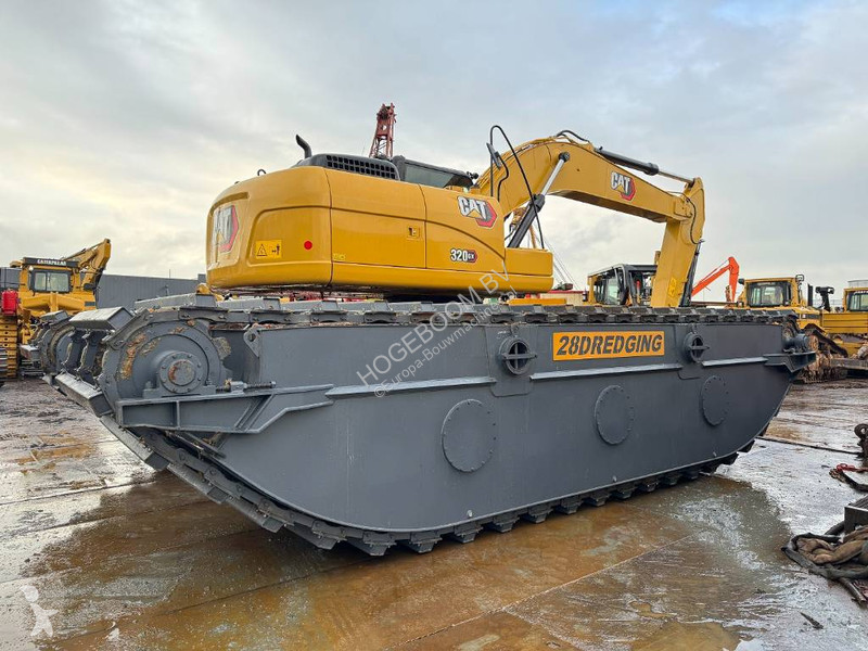 Excavator Caterpillar swampbuggy amphibious...