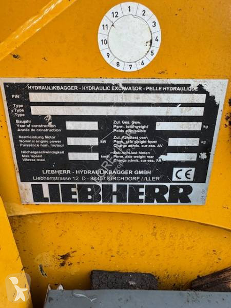 Excavadora Liebherr