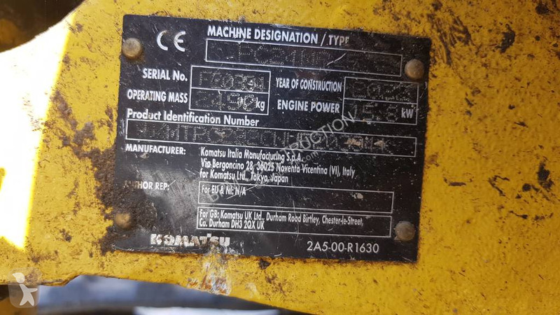 Escavadora Komatsu PC24MR-5