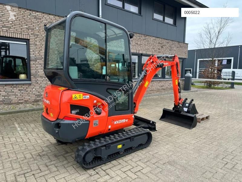 Escavadora Kubota KX019-4 Mini Graver Rups...