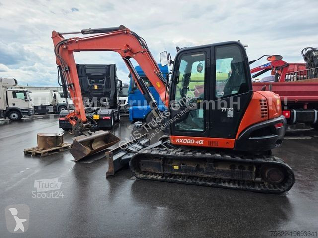 Escavatore Kubota KX 080 / Lehnhoff MS08 /...