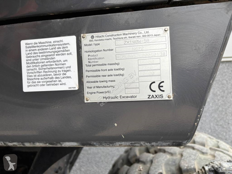 Escavatore Hitachi 140 W-5B