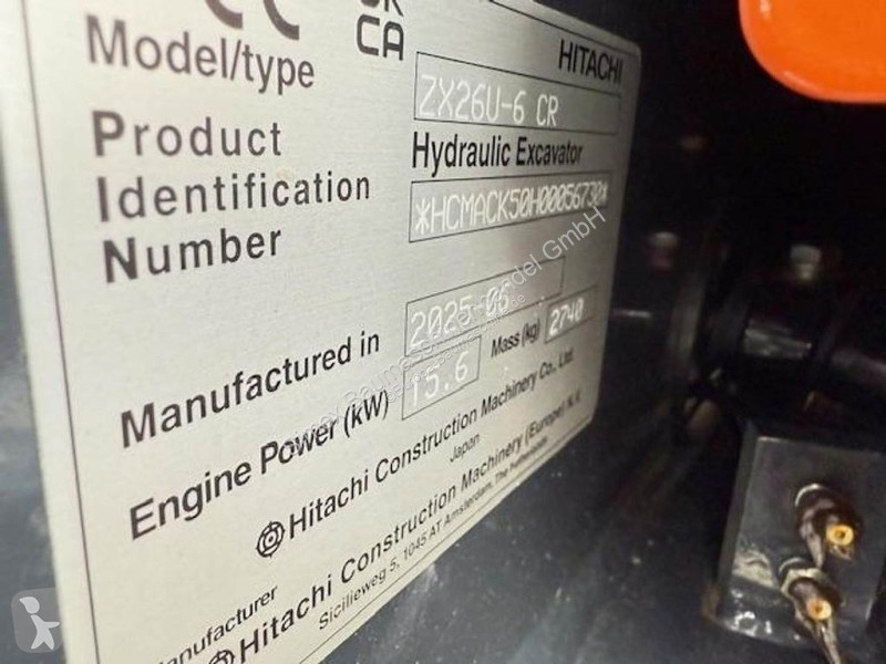 Rýpadlo Hitachi ZX26 U-6