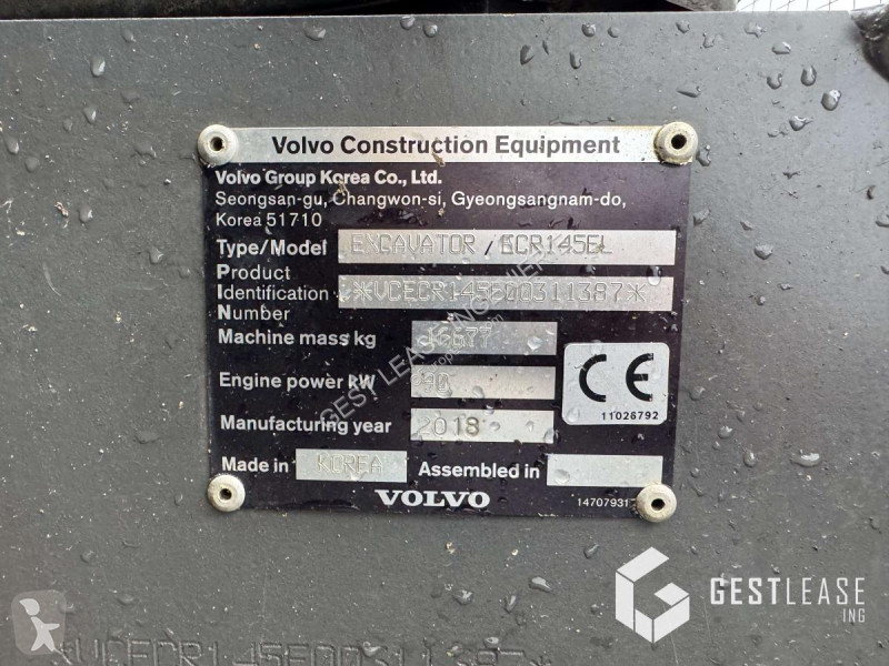 Escavatore Volvo ECR145 EL