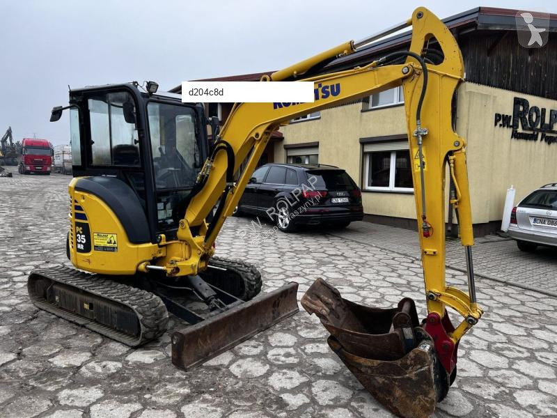 Mini excavator used Komatsu PC35MR-3 PC35 MR-3 - Ad n°11044091