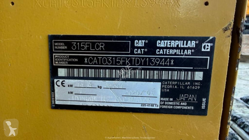 Lopatový nakládač Caterpillar 315F