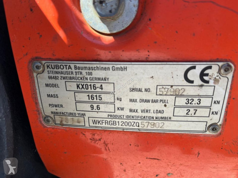Rýpadlo Kubota Minibagger KX 016-4 Minibagger...