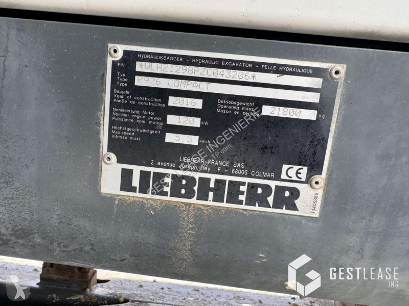 Rýpadlo Liebherr R926