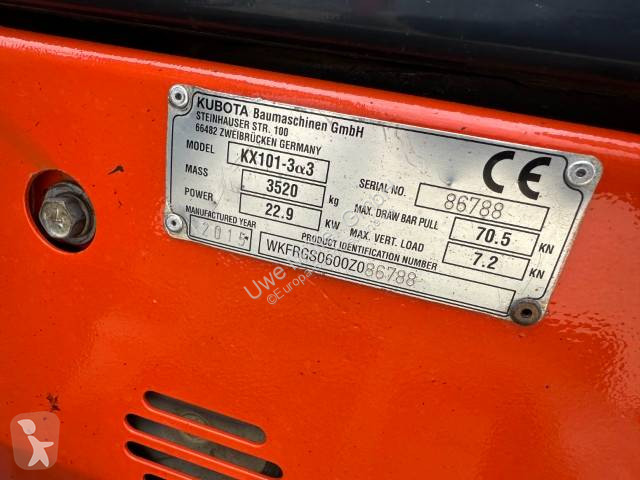 جرافة Kubota 1013 alpha 3 Minibagger / 23.500 EUR