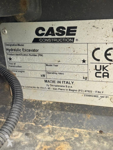 Экскаватор Case CX 25 D