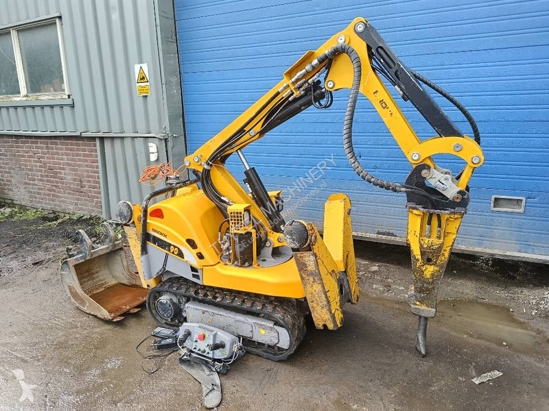 جرافة Brokk 90 husqvarna robot remote excavator...