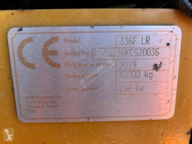Skovl Caterpillar 336 F LR (Long Reach)