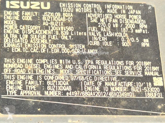 جرافة Hitachi ZX490LCH-6
