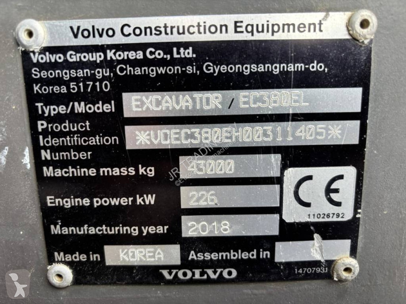 Excavadora Volvo EC 380 ELR