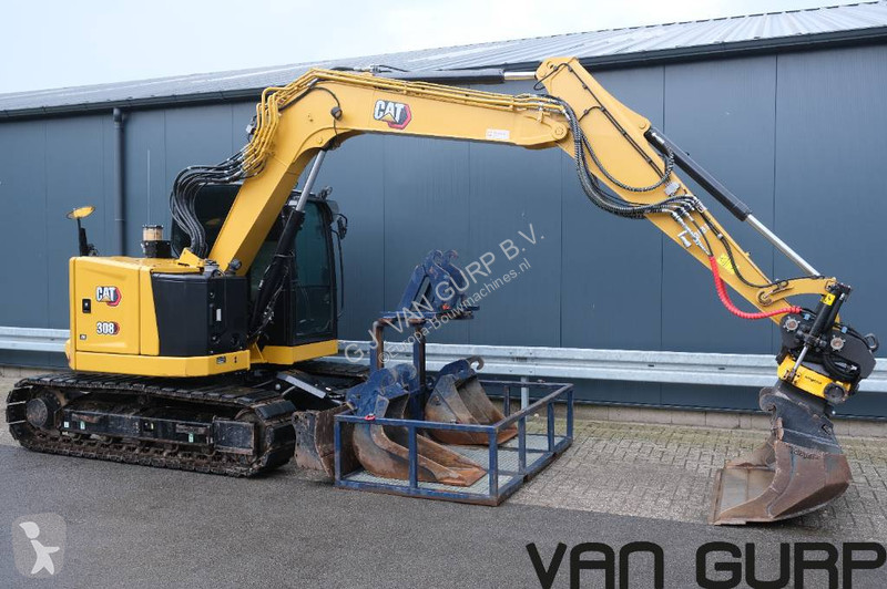 Skovl Caterpillar 308 | Engcon | 2022 | 1035h