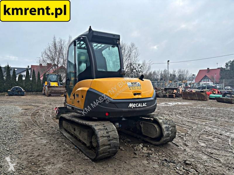 Excavadora Mecalac 8 MCR MINI-KOPARKA. 2018R