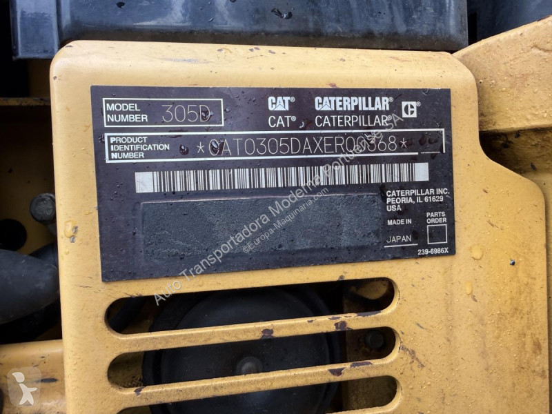 Excavadora Caterpillar 305D