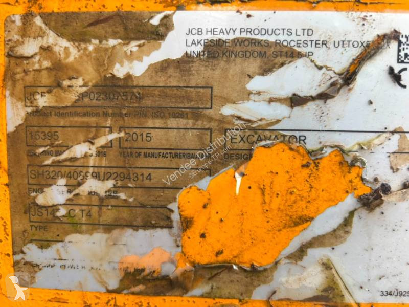 Pelle JCB JS145 LC