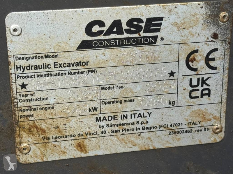 Pelle Case CX 70 E