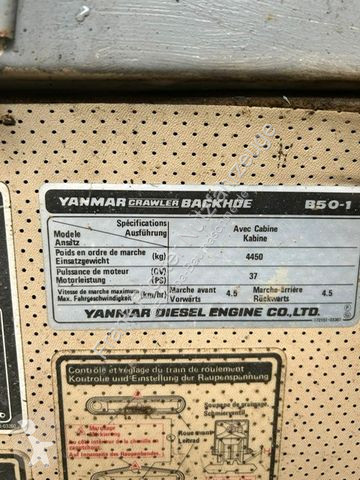 Escavatore Yanmar 50-1,Dicht u....