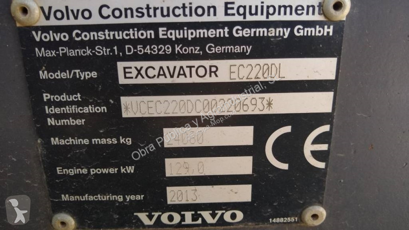 Excavadora Volvo EC220DL
