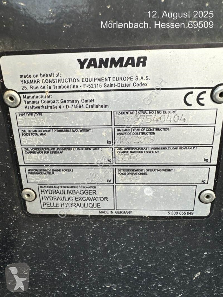 Excavadora Yanmar B75W