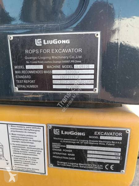 Escavadora LiuGong CLG922E