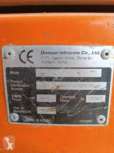 Excavator Daewoo DX 340LC