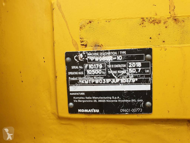 Escavatore Komatsu MR-10