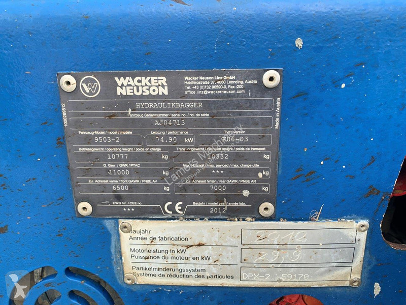 Skovl Wacker Neuson -2 NVT