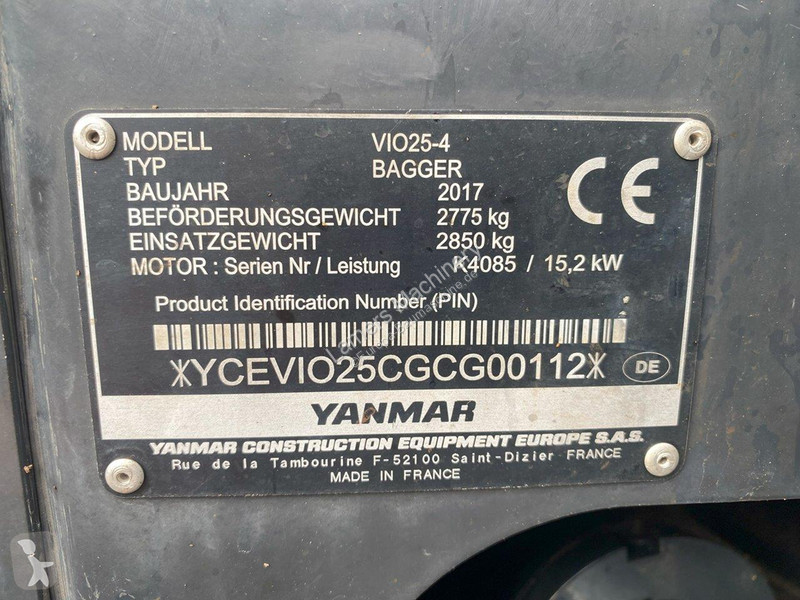 Escavatore Yanmar -4 NVT