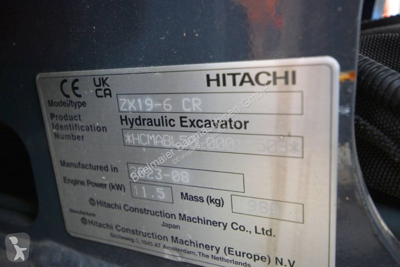 Escavatore Hitachi ZX 19-6
