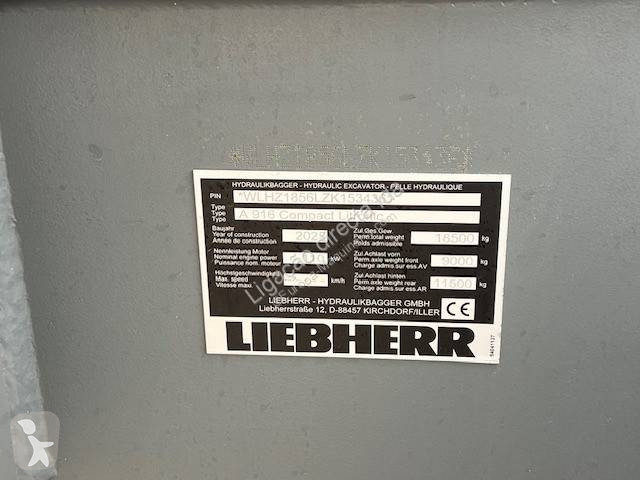 Escavadora Liebherr 916 compact